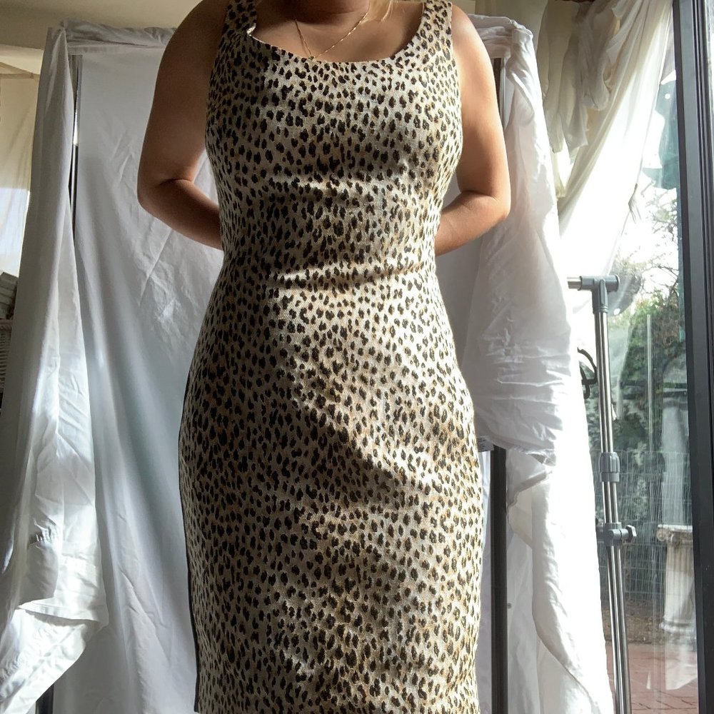 Diane Von Furstenberg leopard print dress